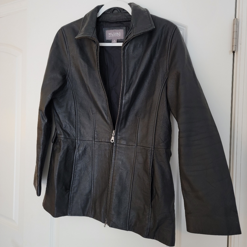 Vintage Wilson's Leather Real Leather Jacket Size Small